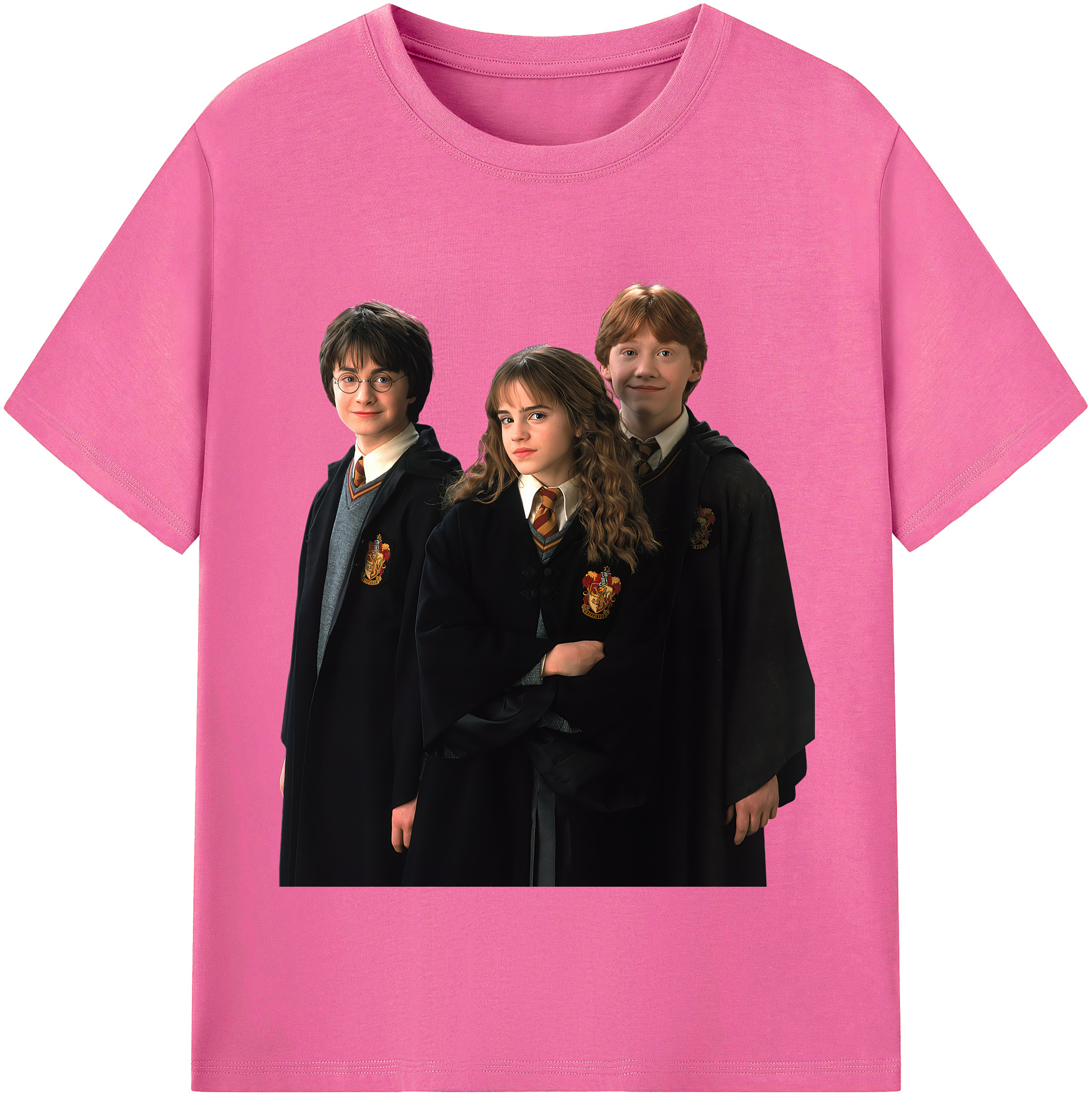 （画像用） Harry Potter ハリー・ポッターシリーズ レディースカジュアルプリントTシャツ（綿100％）